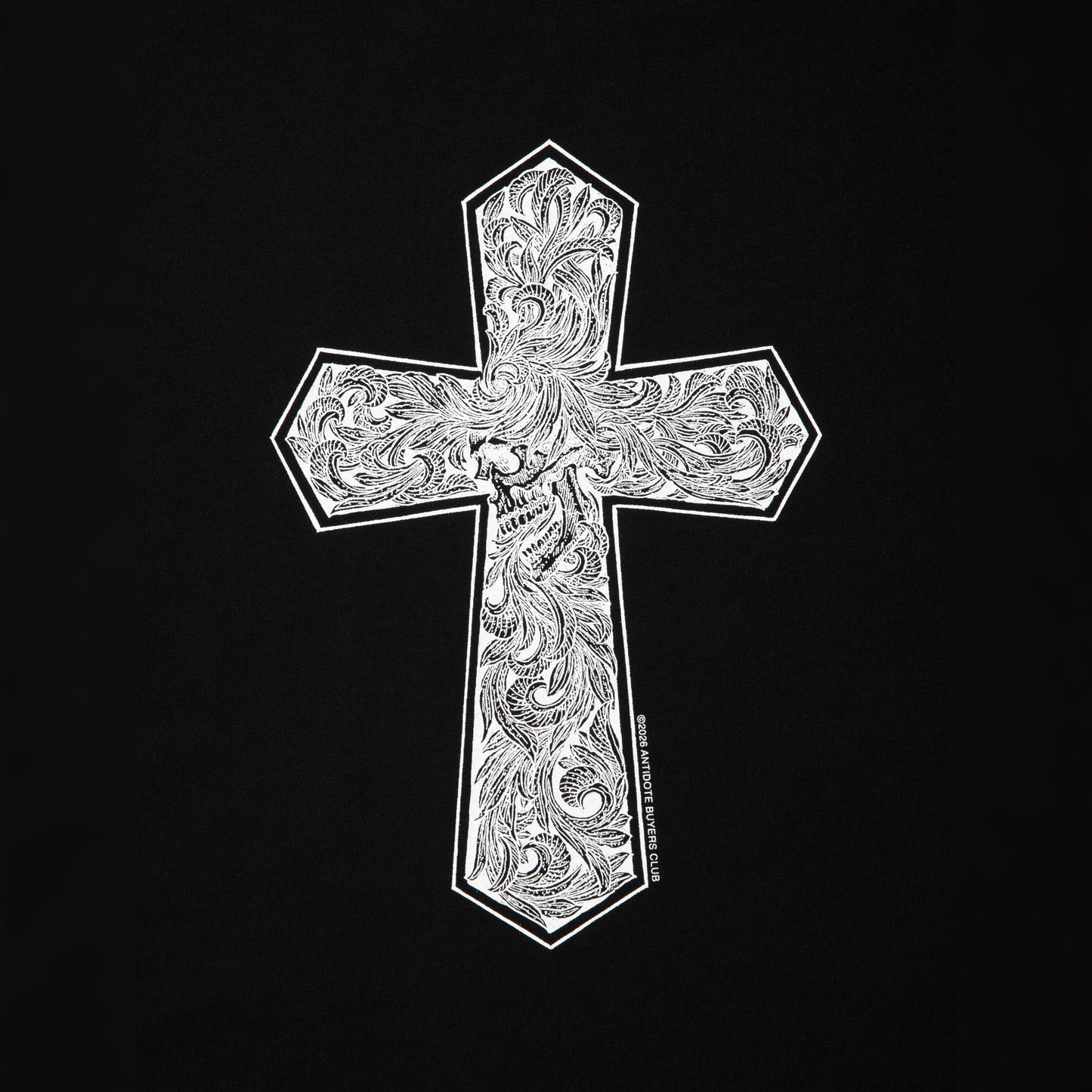 Pima Cotton S/S Tee (Leaf Skull)