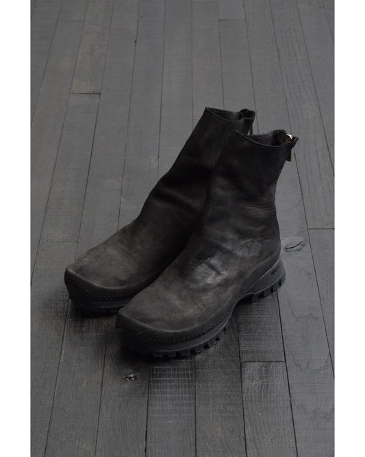 GUIDI別注 VS バックジップブーツ BLACK