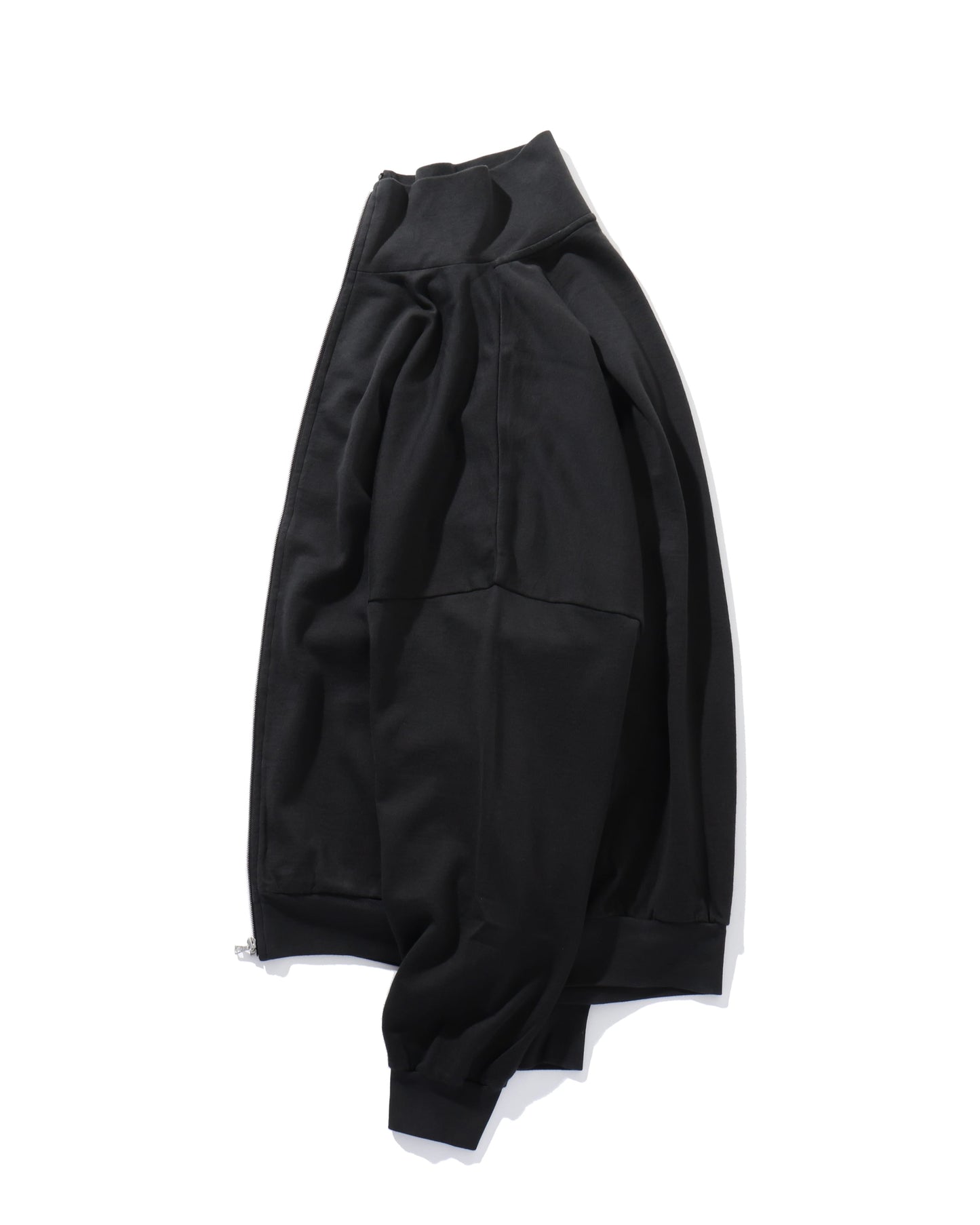 SUPER HIGH GAUGE SWEAT ZIP BLOUSON INK BLACK