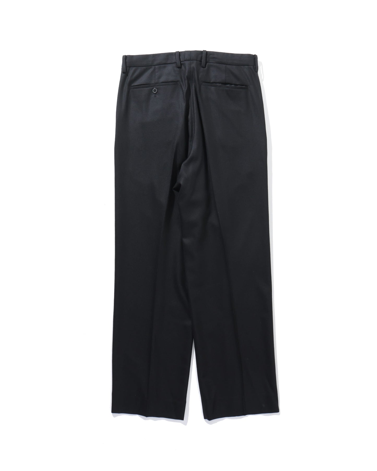 SUPER LIGHT WOOL SLACKS BLACK