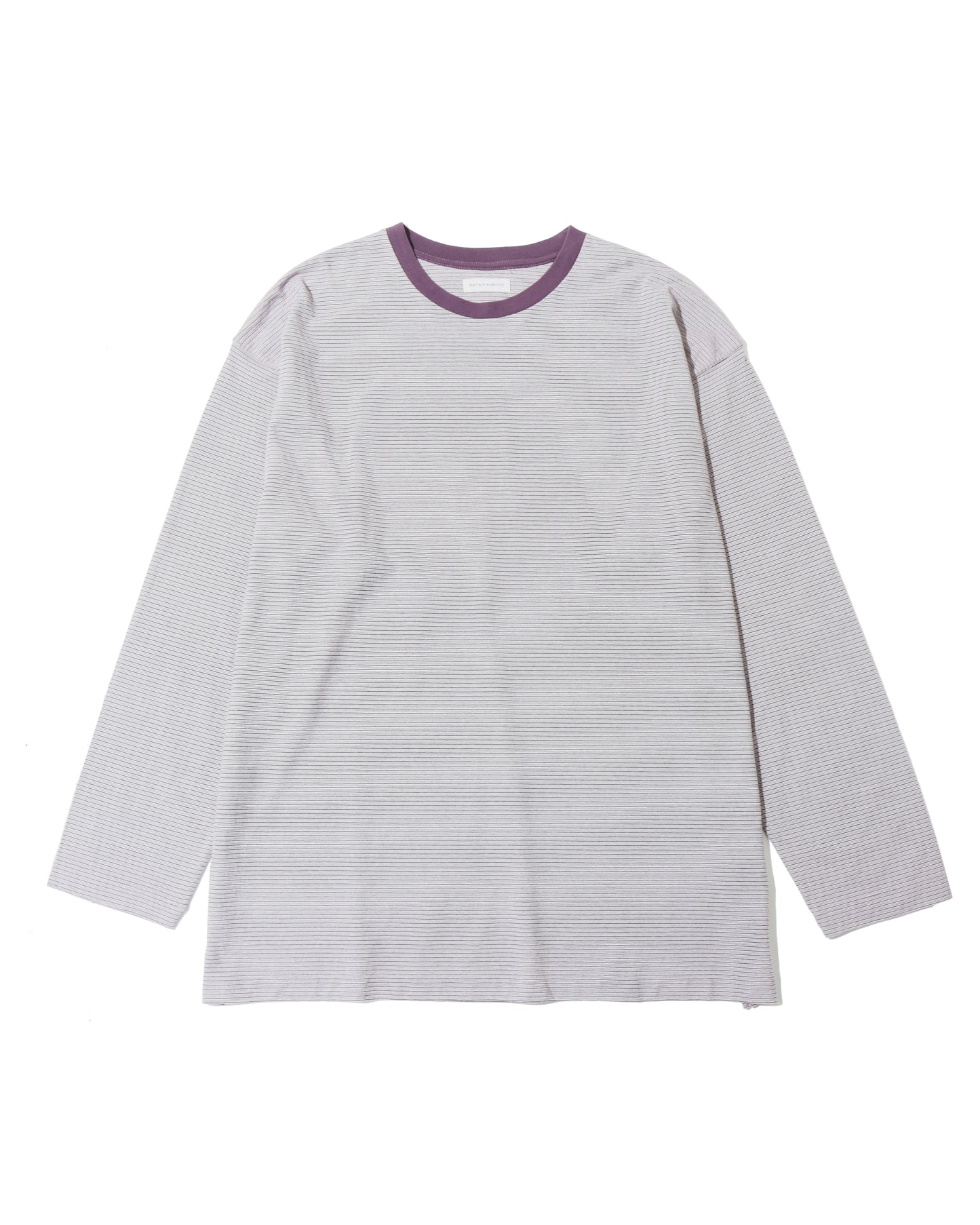 Hard Twisted Stripe Jersey L/S Tee GREY MULTI STRIPE