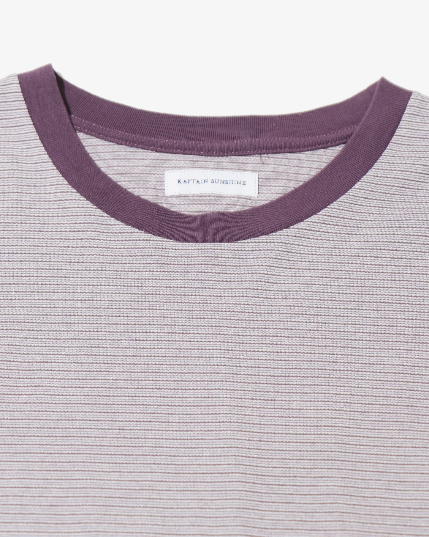 Hard Twisted Stripe Jersey L/S Tee GREY MULTI STRIPE