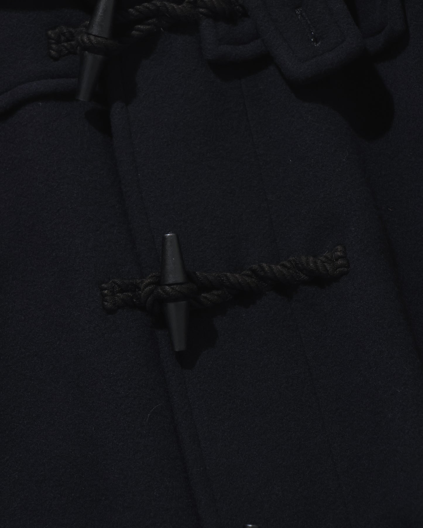 Wool Felton Duffle Coat DarkNavy×Black-toggle