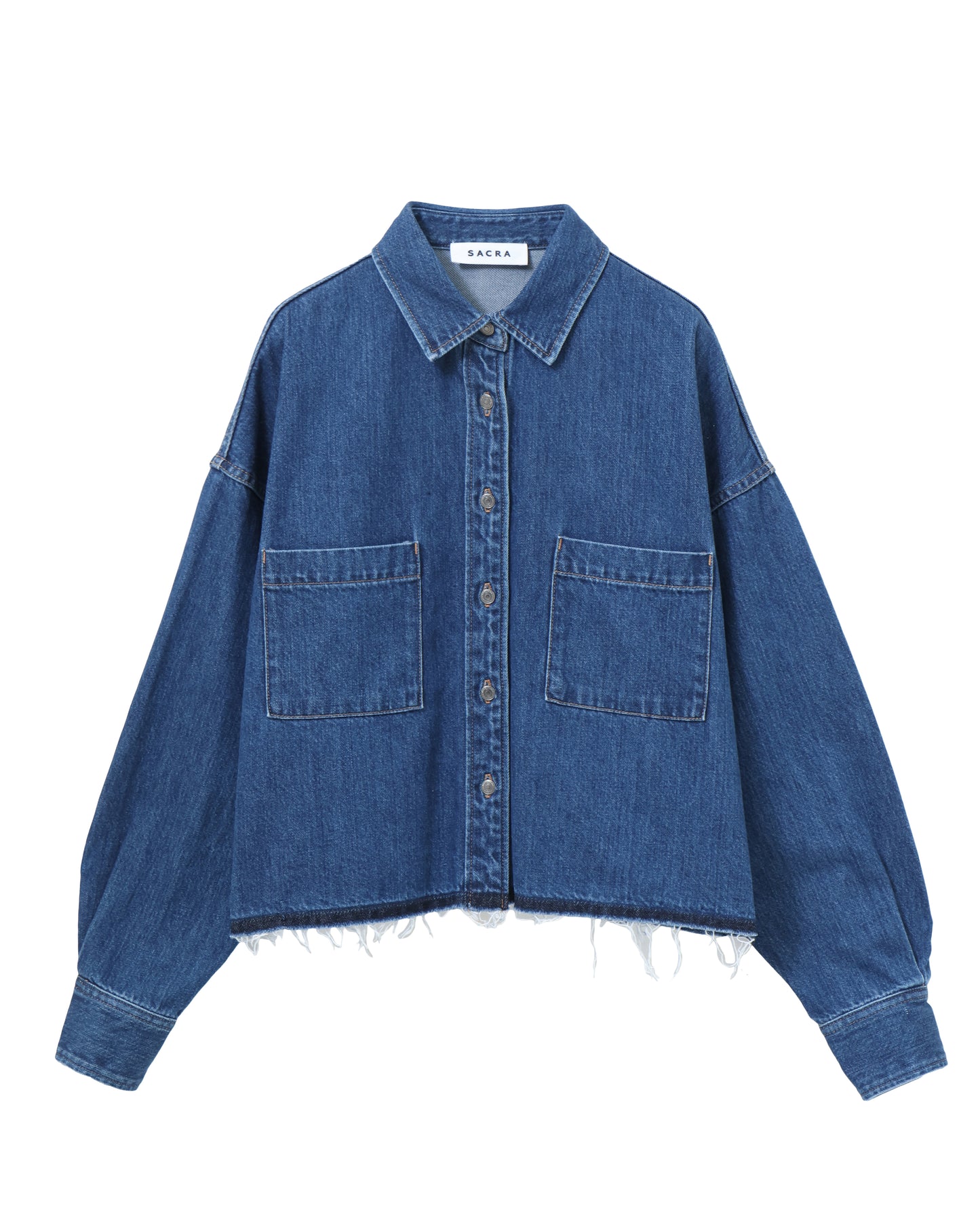 AUTHENTIC DENIM CROPPED SHIRT