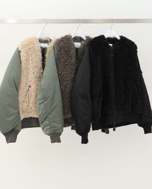 FAUX SHEARLING TYPE MA-1 17426