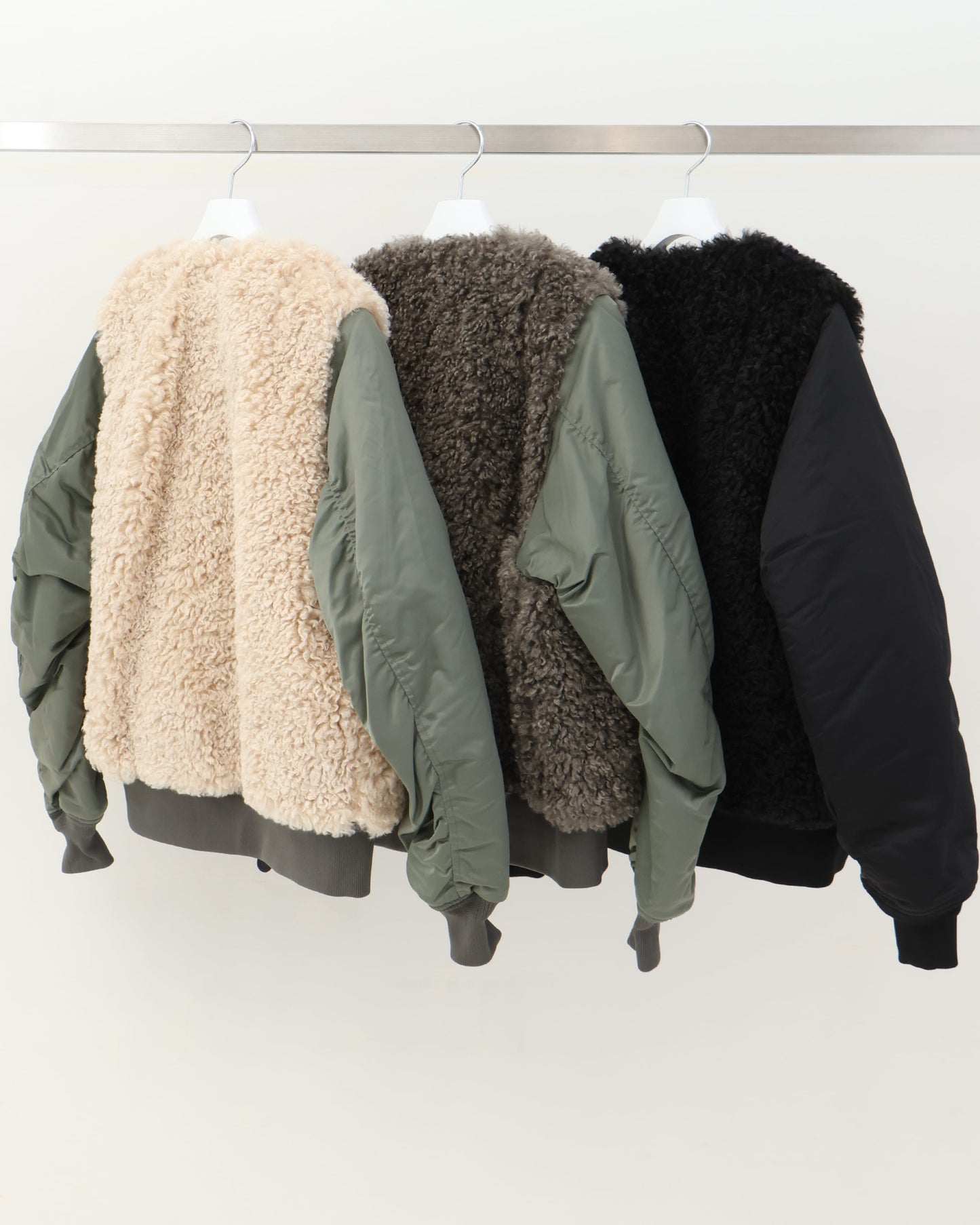 FAUX SHEARLING TYPE MA-1 17426