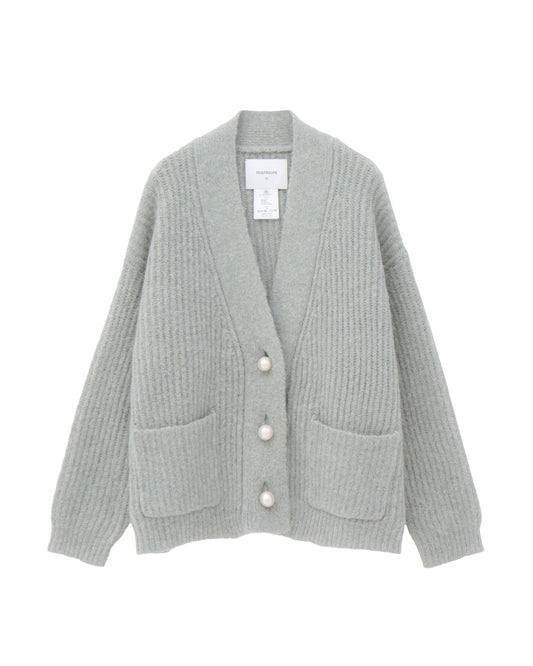mohair knit cardigan