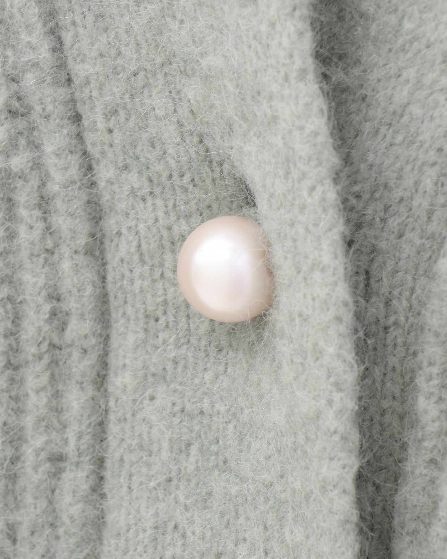 mohair knit cardigan