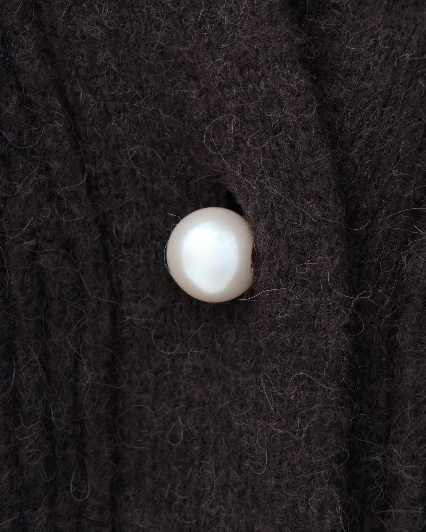 mohair knit cardigan