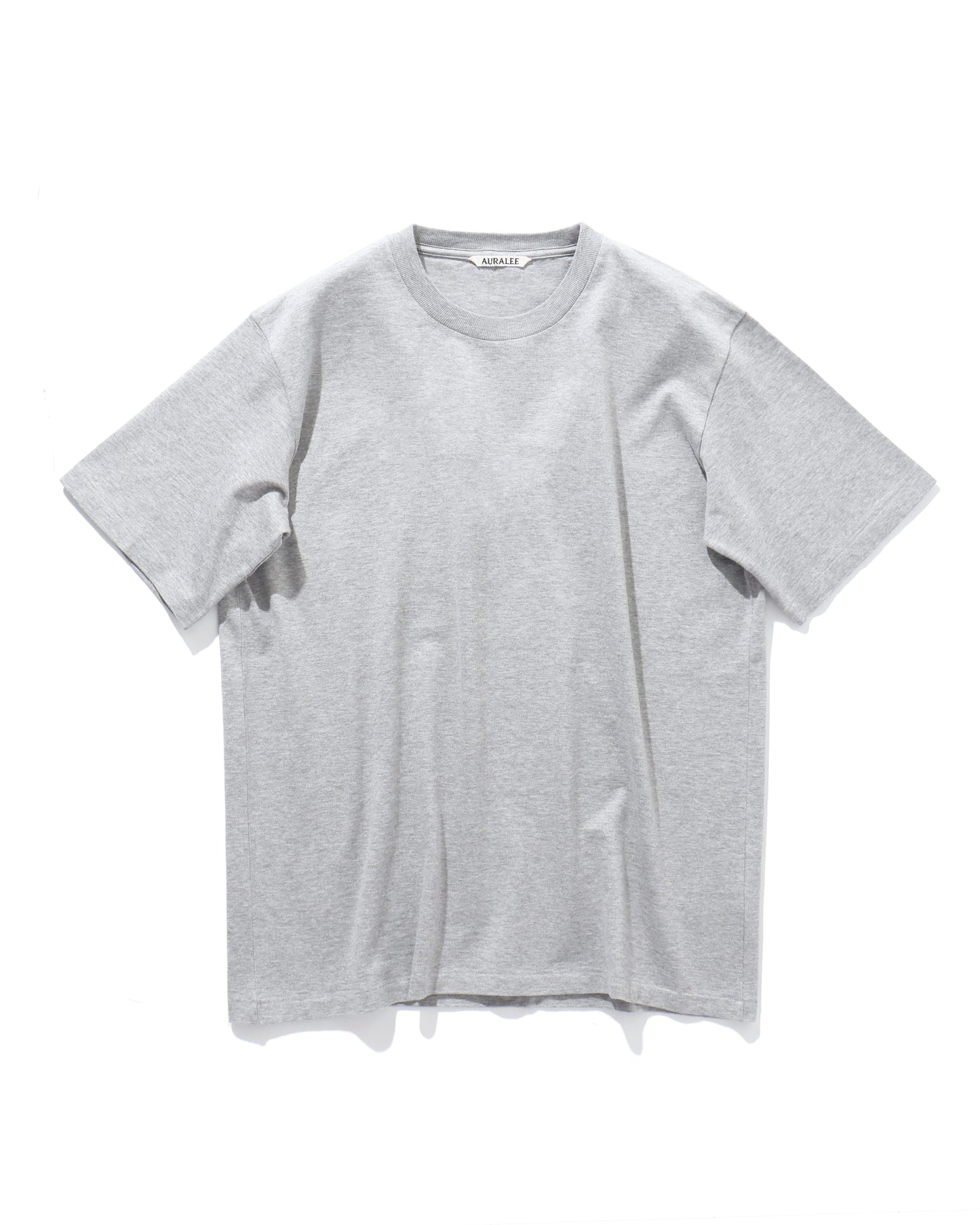 LUSTER PLAITING TEE TOP GRAY