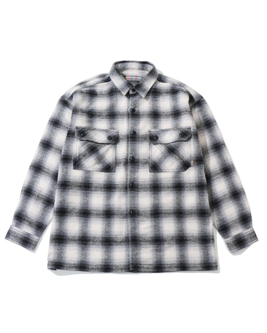 SAFARI×JM Light-weight flannel shirt