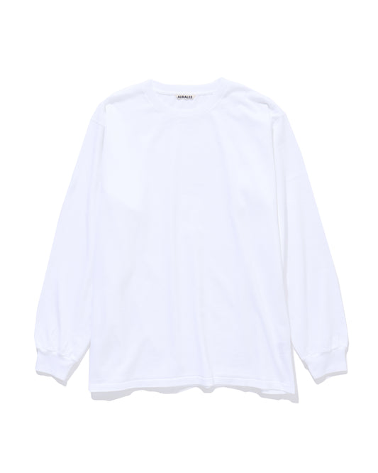 LUSTER PLAITING L/S TEE WHITE