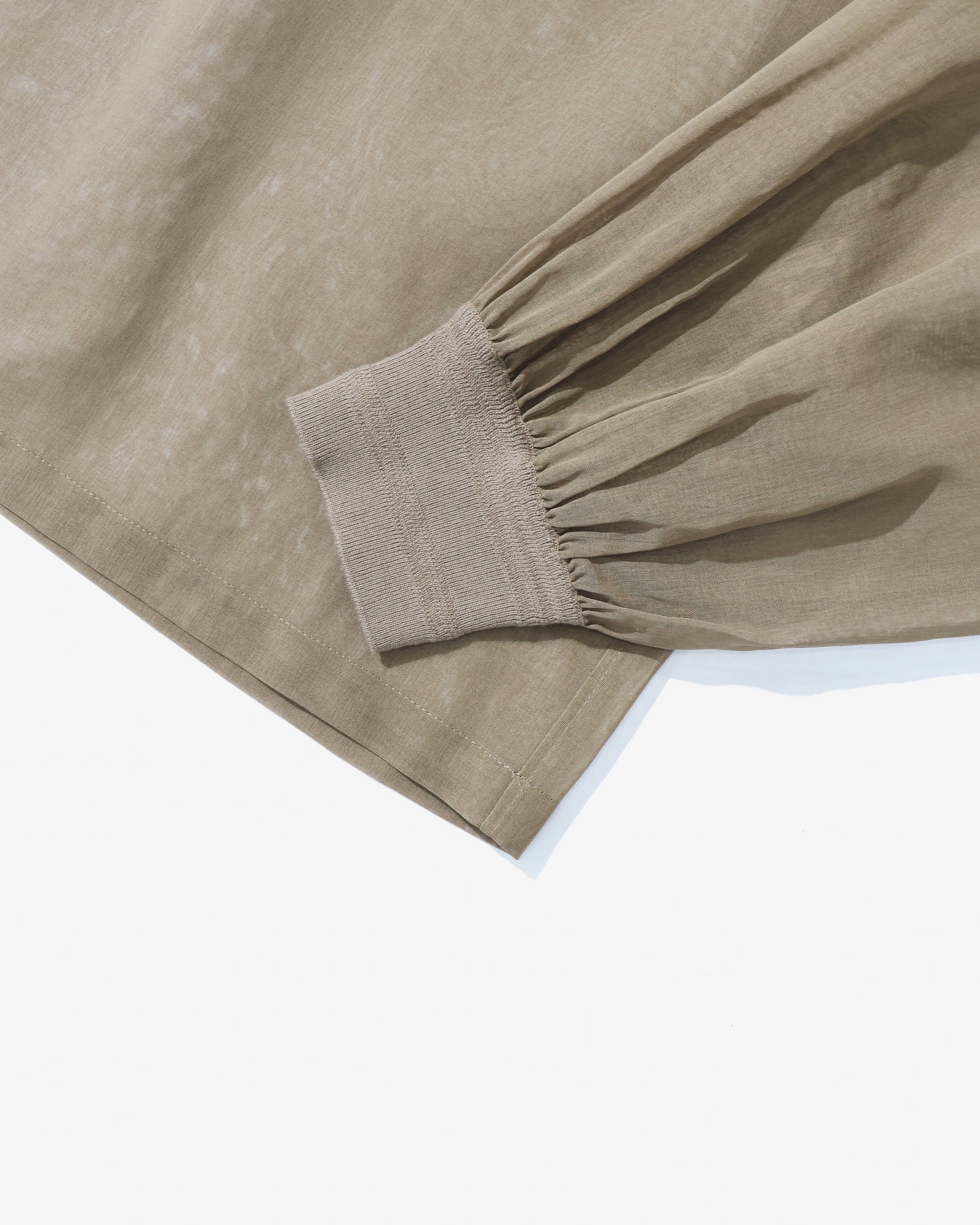 COTTON VOILE SHIRRED BLOUSE 15267