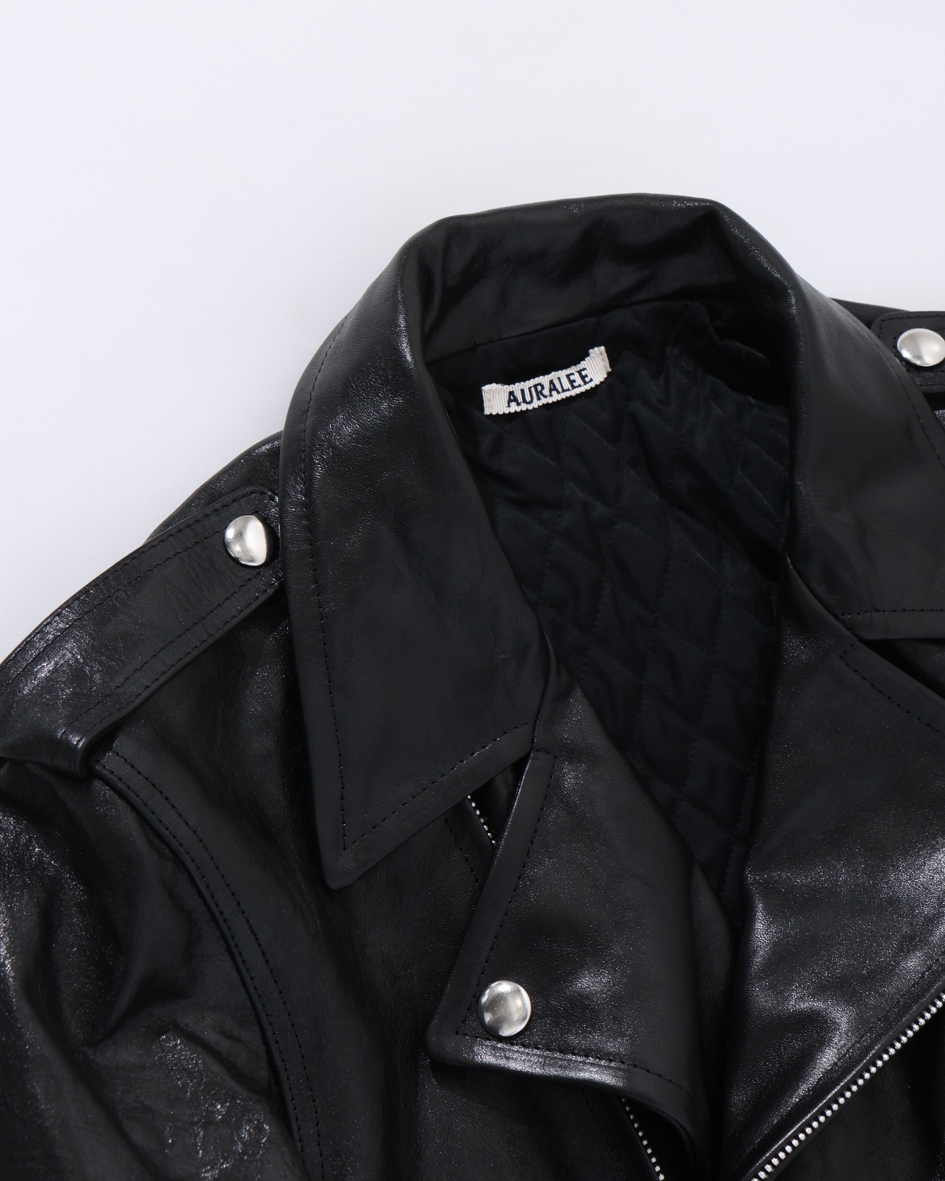 LAMB LEATHER RIDERS JACKET BLACK – TIME AFTER TIME