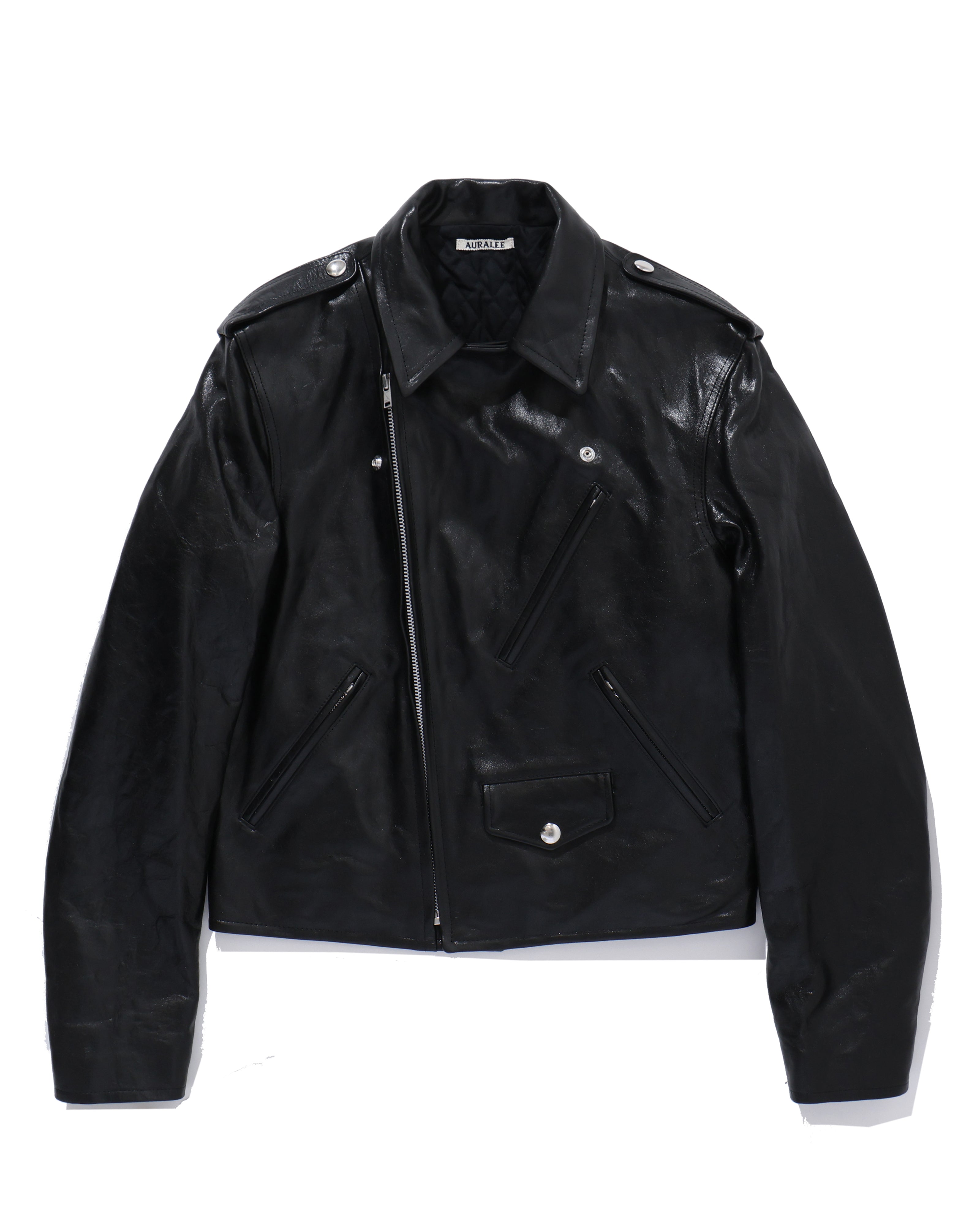 LAMB LEATHER RIDERS JACKET BLACK – TIME AFTER TIME