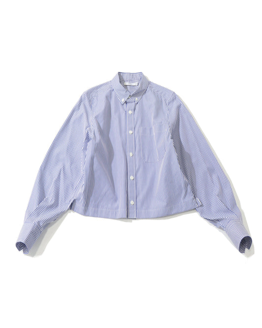 STRIPED CROPPED B.D SHIRT 15275
