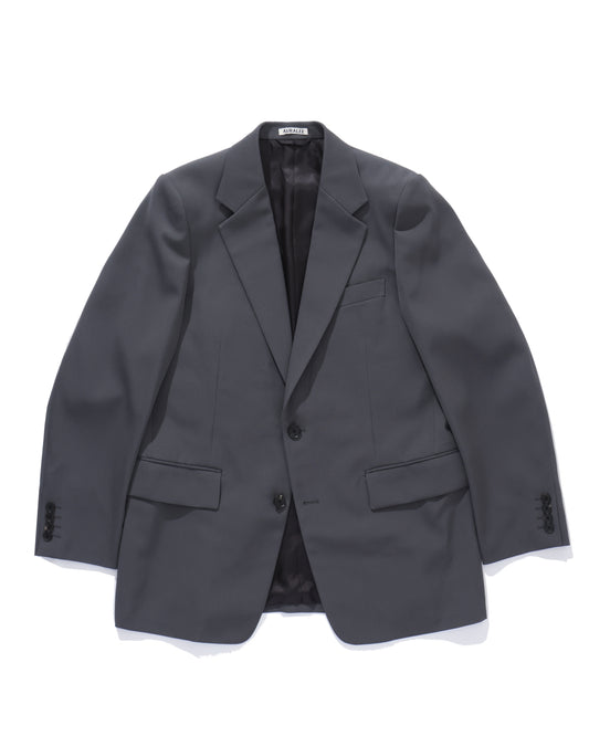 LIGHT WOOL MAX GABARDINE JACKET DARK GRAY