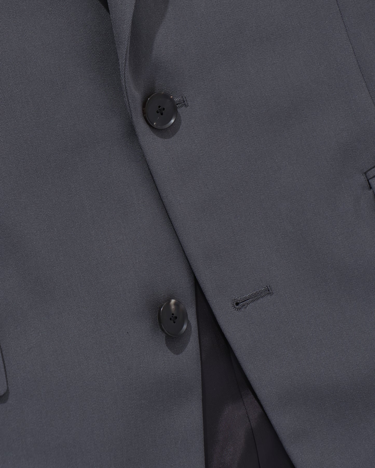 LIGHT WOOL MAX GABARDINE JACKET DARK GRAY
