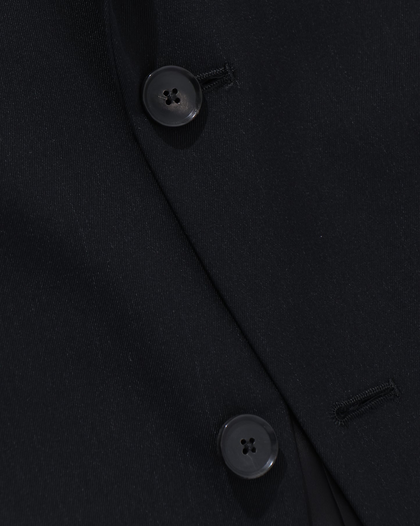 LIGHT WOOL MAX GABARDINE JACKET TOP BLACK