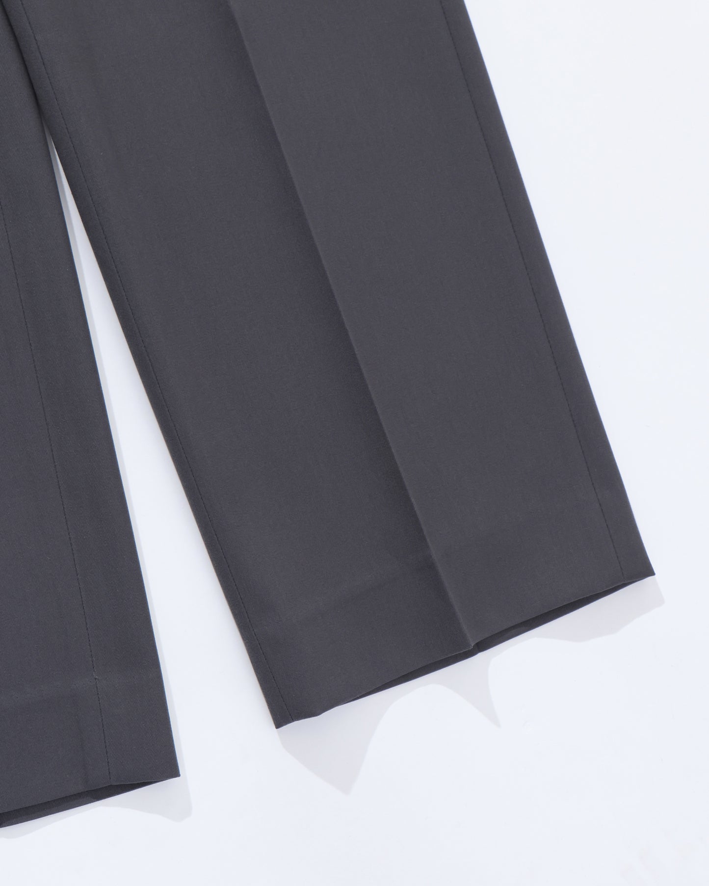 LIGHT WOOL MAX GABARDINE SLACKS DARK GRAY