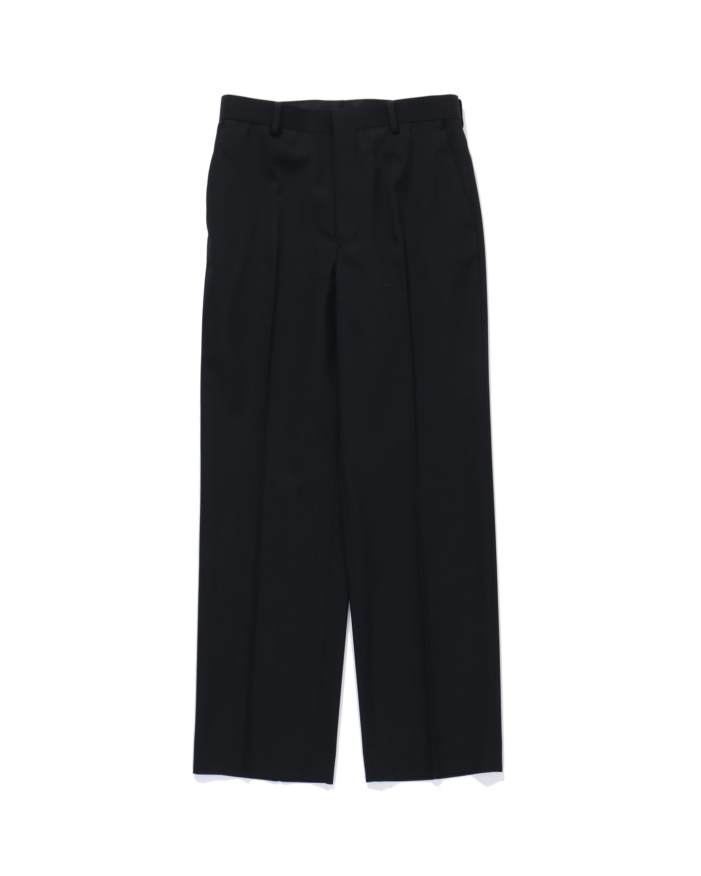 LIGHT WOOL MAX GABARDINE SLACKS TOP BLACK