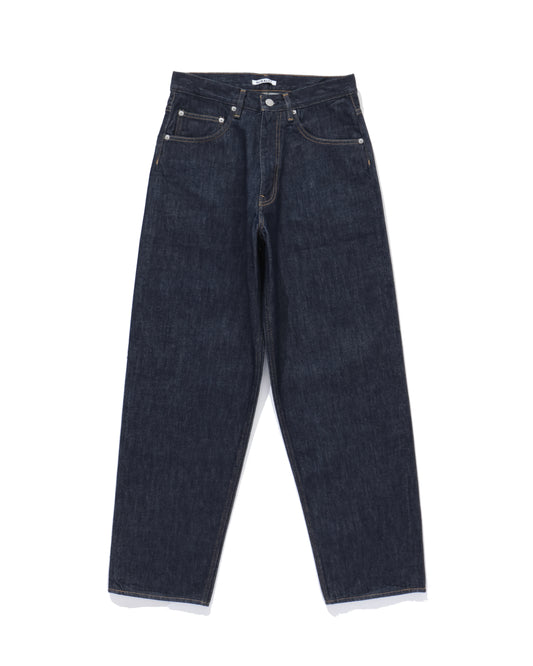 HARD TWIST DENIM WIDE PANTS INDIGO