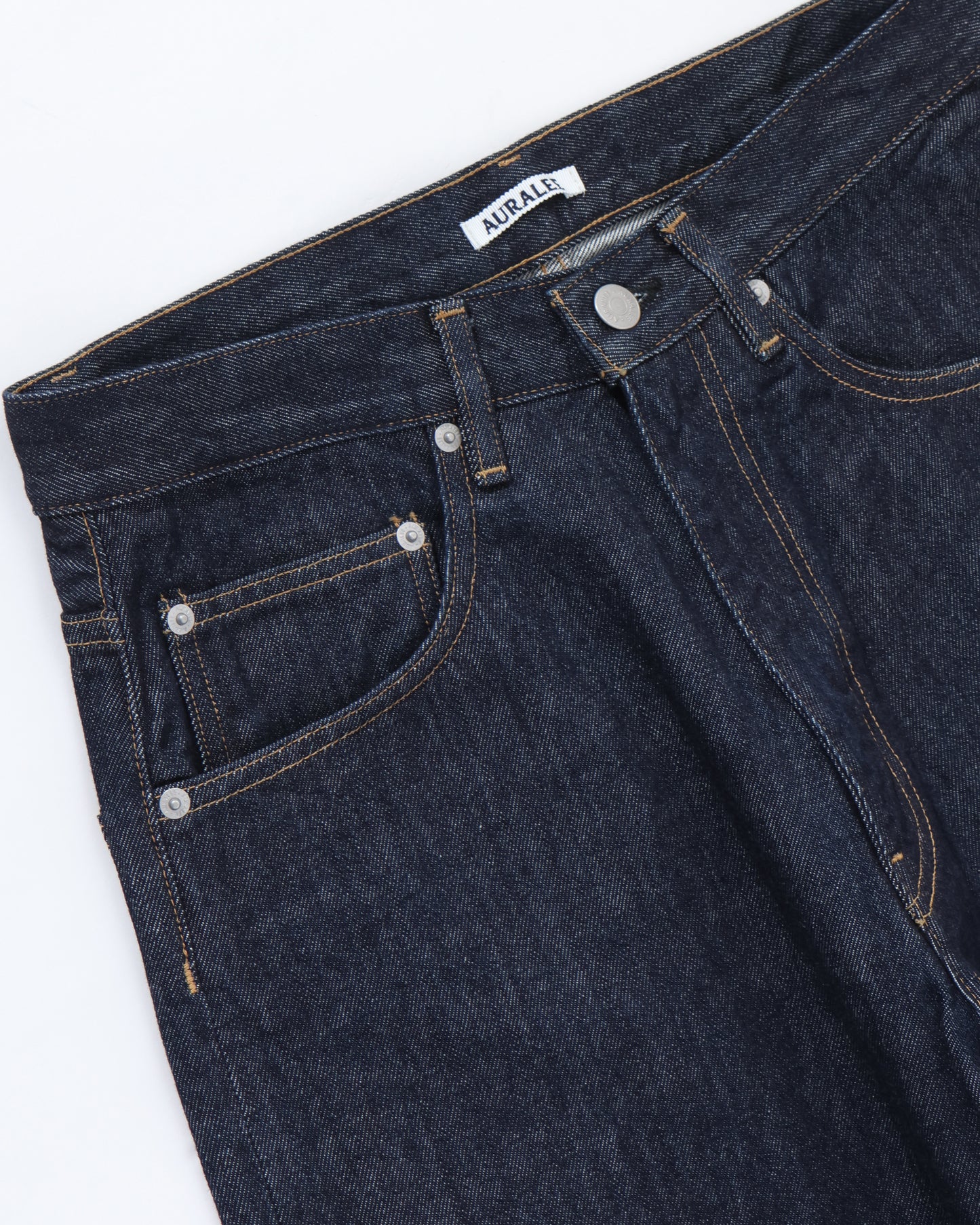 HARD TWIST DENIM WIDE PANTS INDIGO