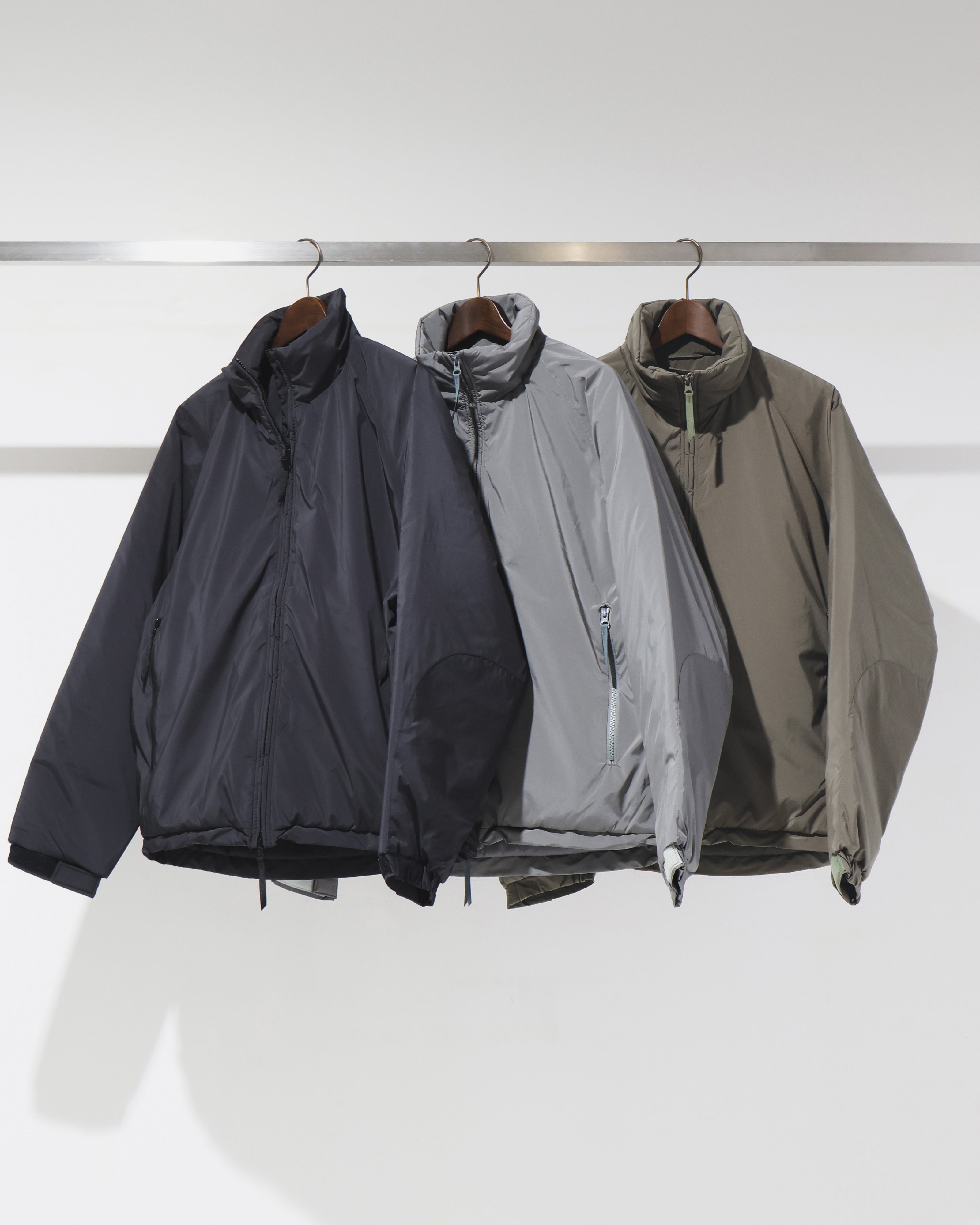 Poly Nylon Puffer Jacket OLIVE – TIME AFTER TIME