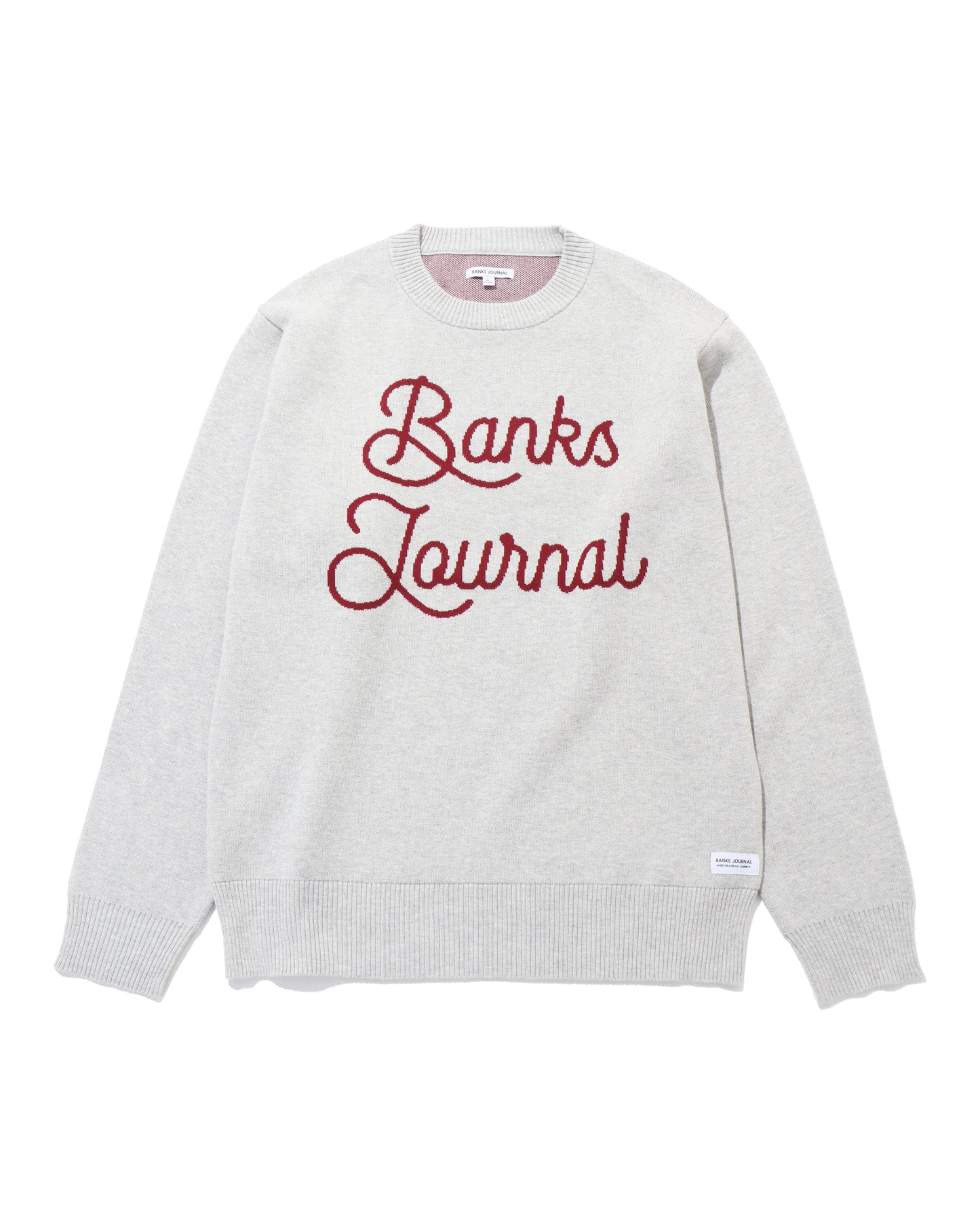 JAQUARD LETTERS KNIT