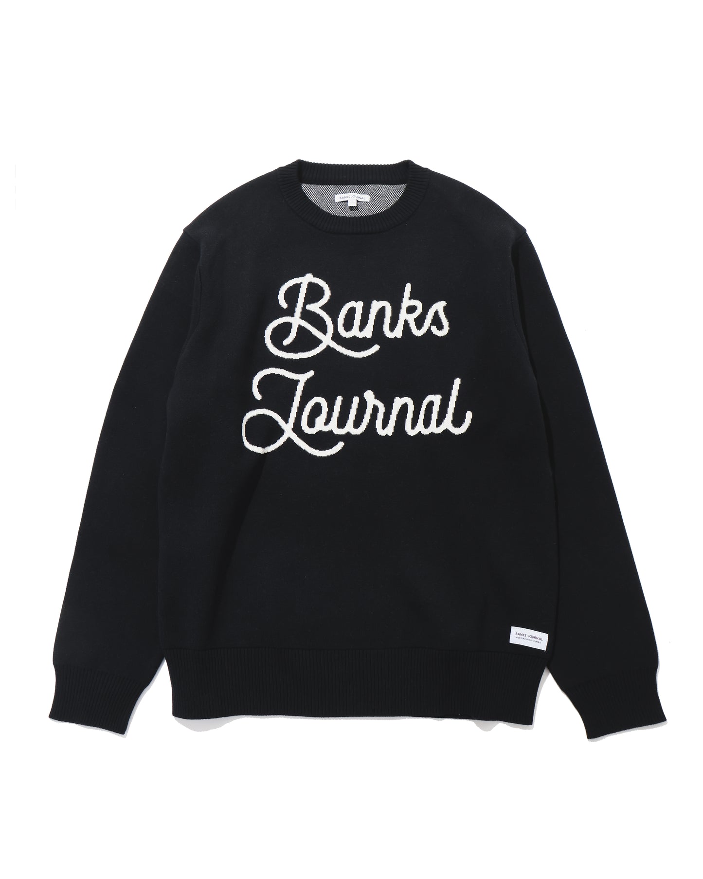 JAQUARD LETTERS KNIT
