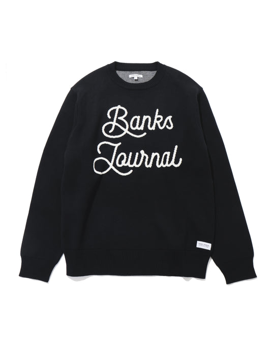 JAQUARD LETTERS KNIT