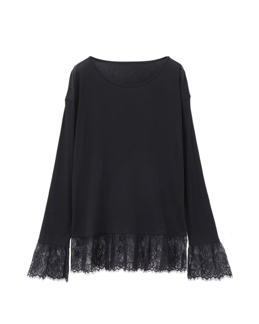 frill lace pullover