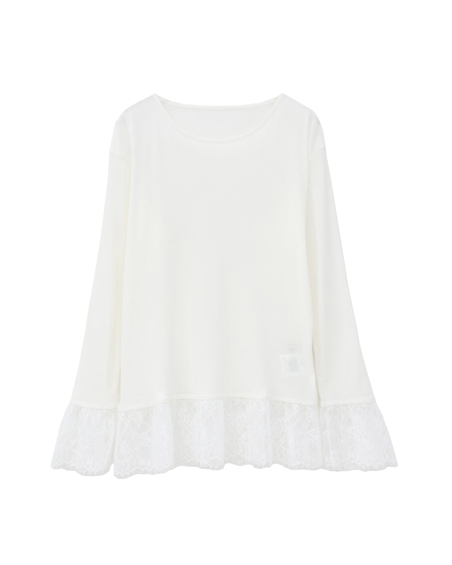 frill lace pullover