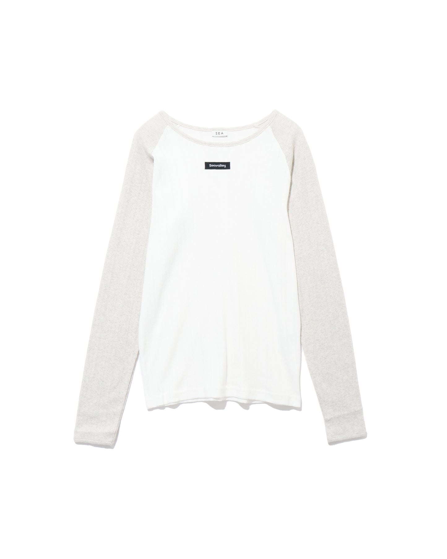 アイレットリブ ベースボールラグランL/S TEE