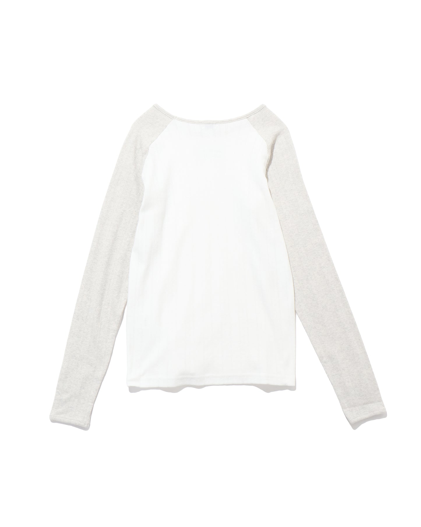 アイレットリブ ベースボールラグランL/S TEE