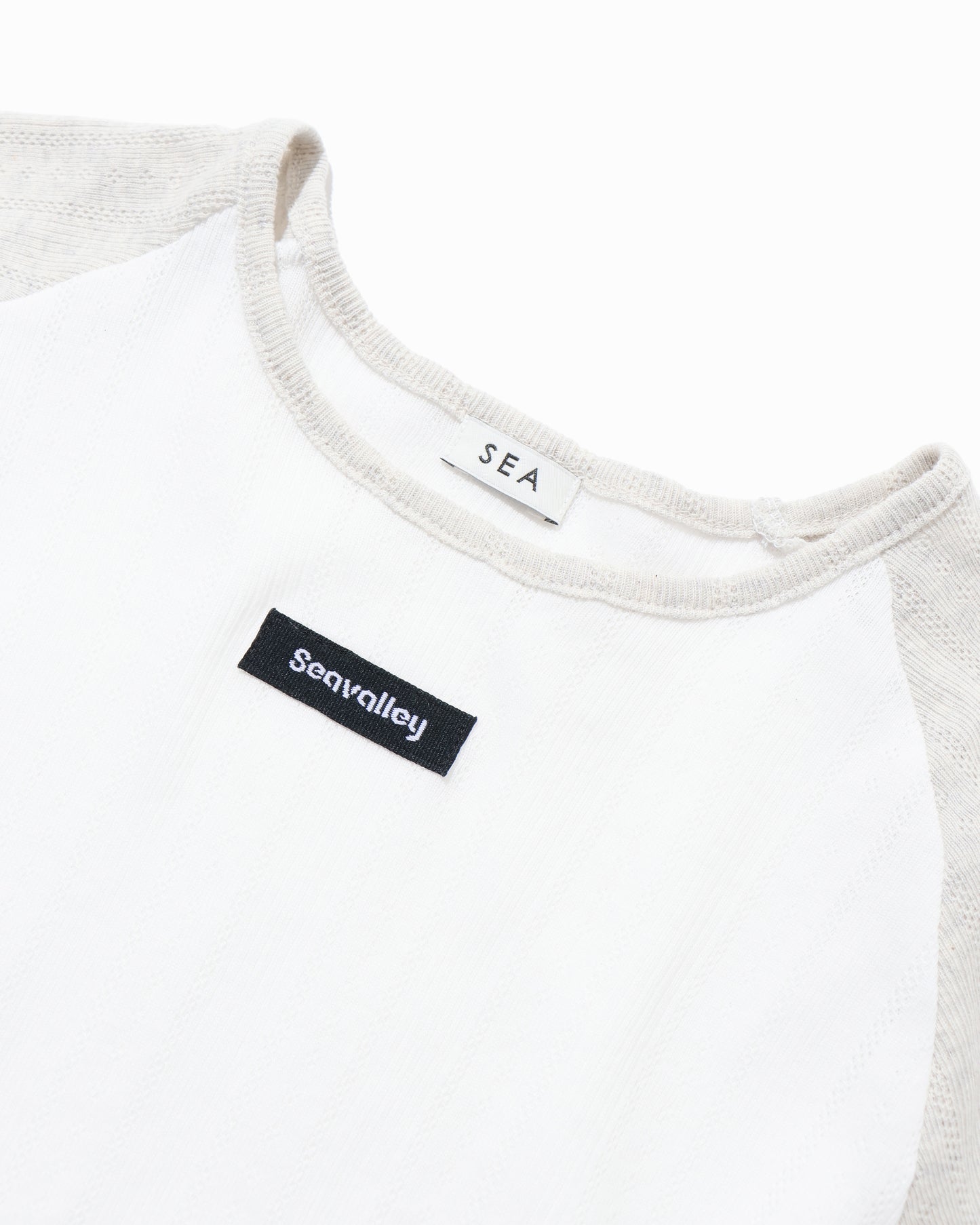 アイレットリブ ベースボールラグランL/S TEE