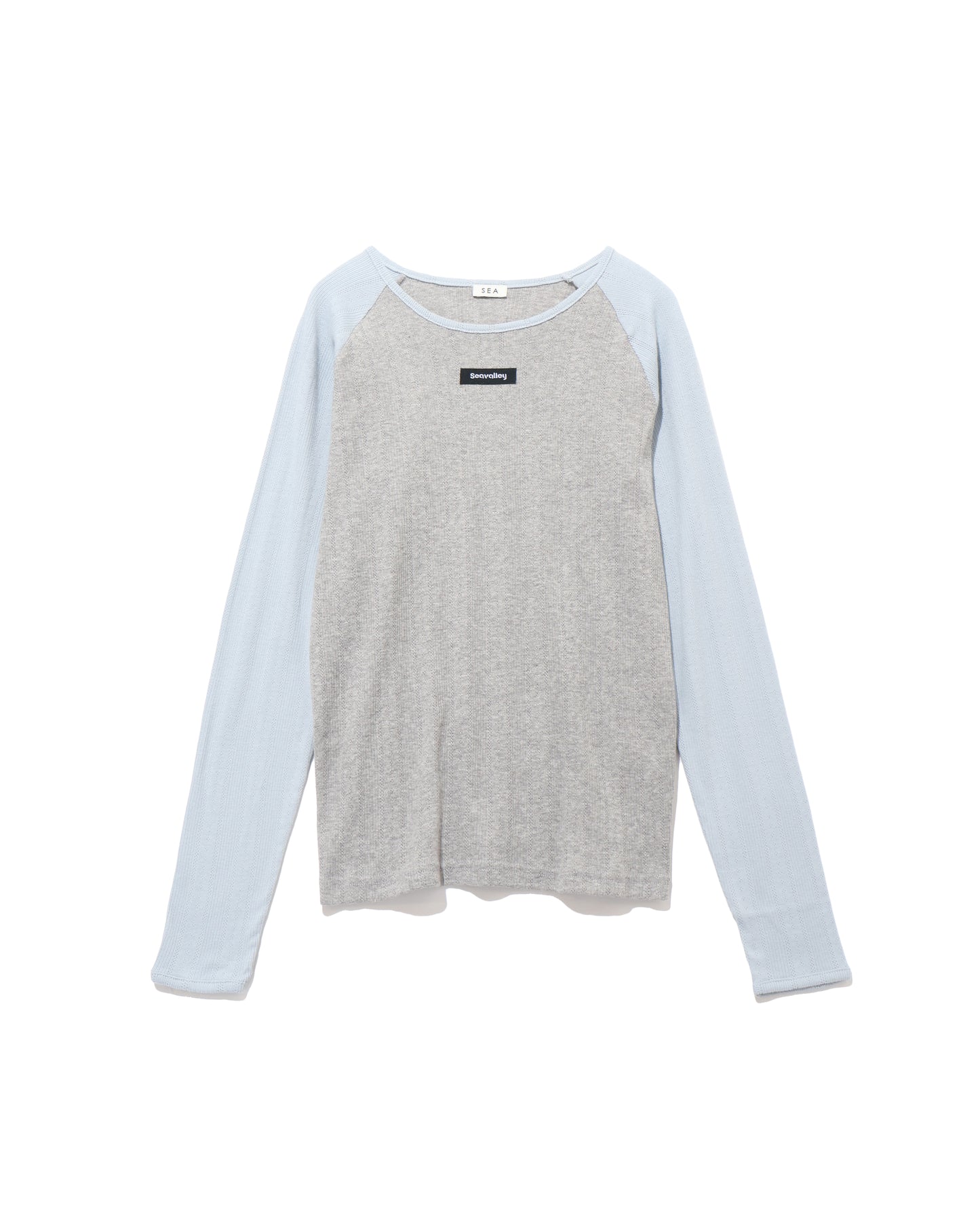 アイレットリブ ベースボールラグランL/S TEE