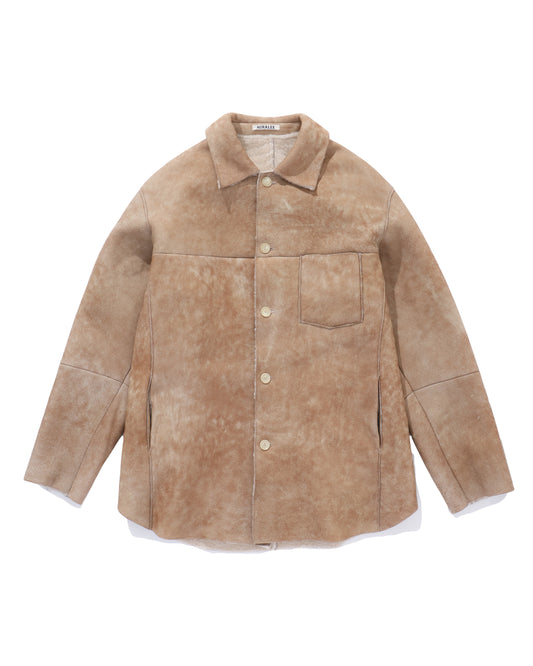 MERINO MOUTON SHIRT BLOUSON