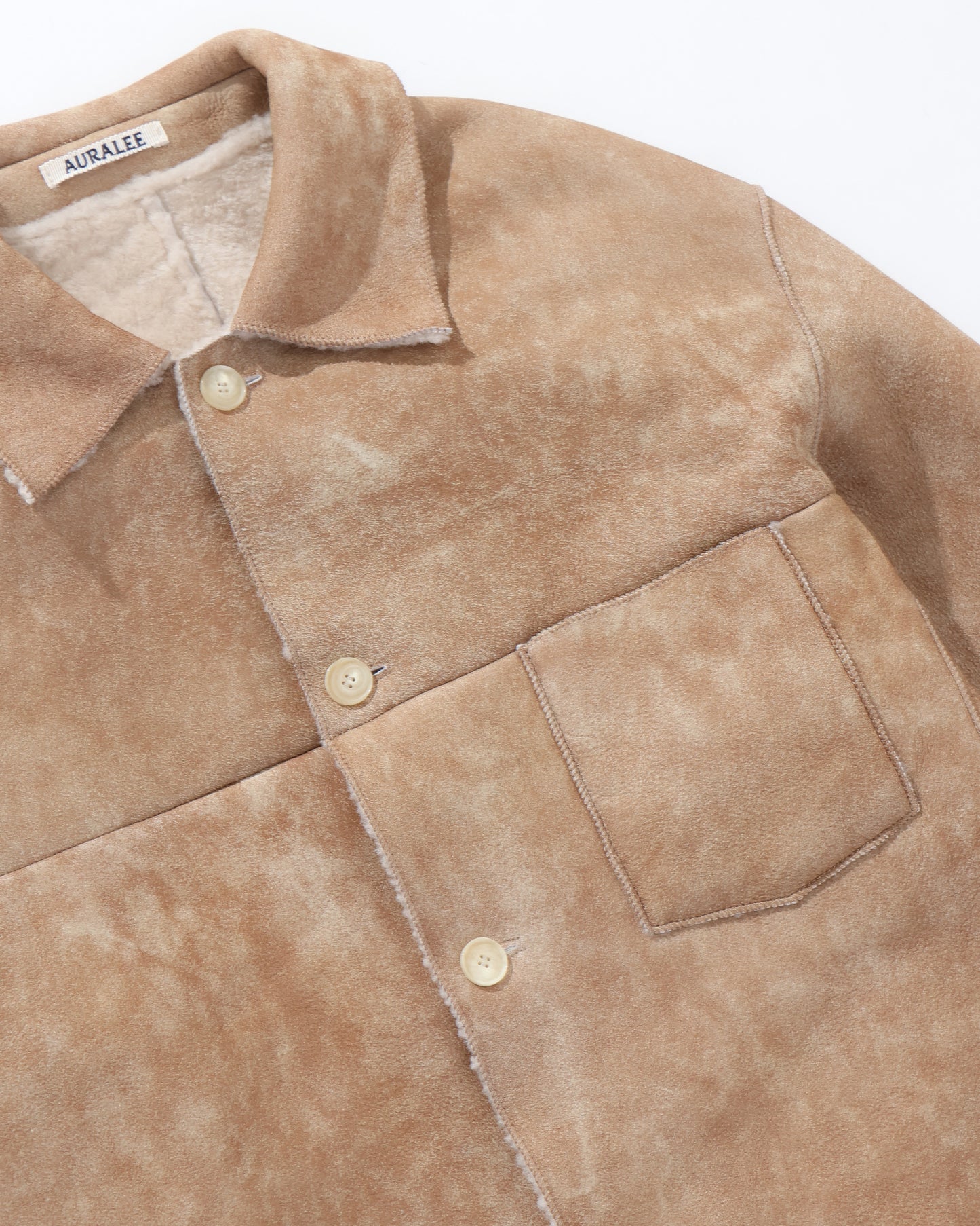 MERINO MOUTON SHIRT BLOUSON