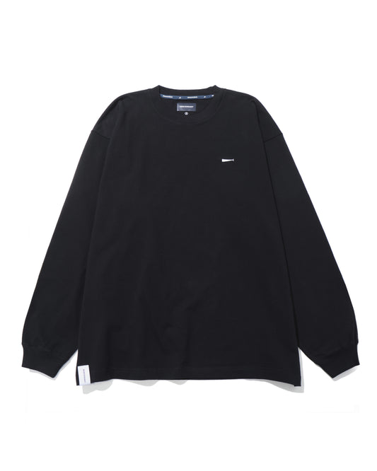 CACHALOT ORGANIC COTTON LS   BLACK