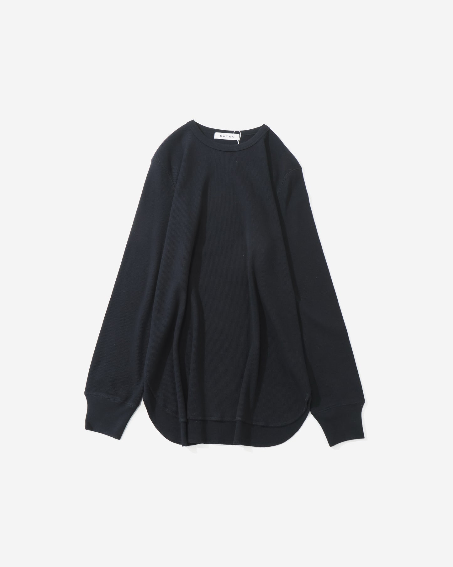COTTON WOOL RIB TOP