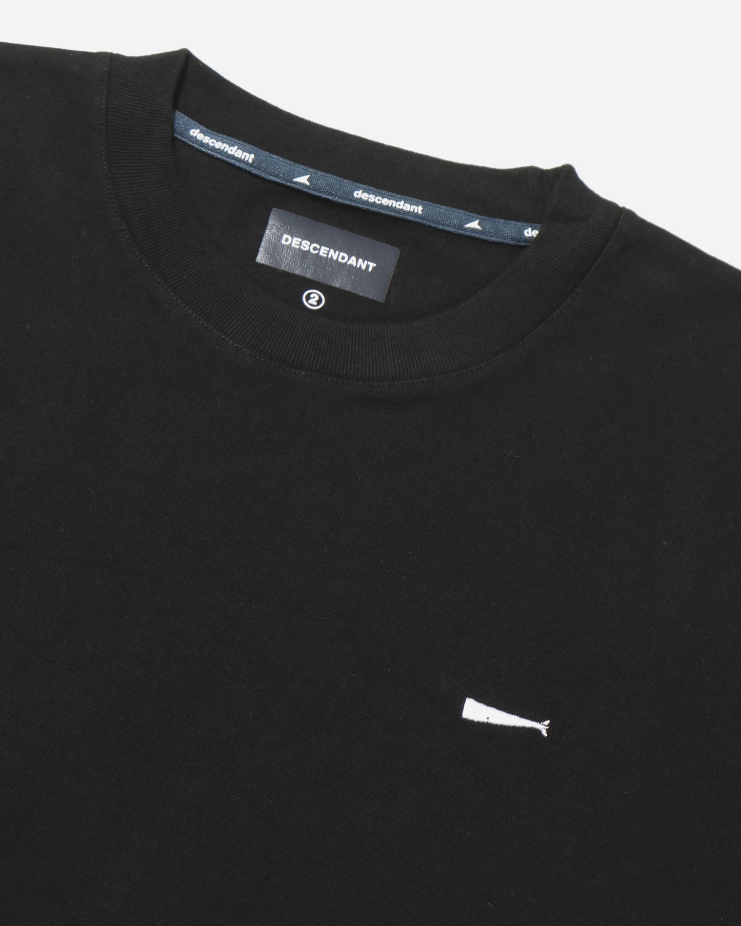CACHALOT ORGANIC COTTON LS   BLACK