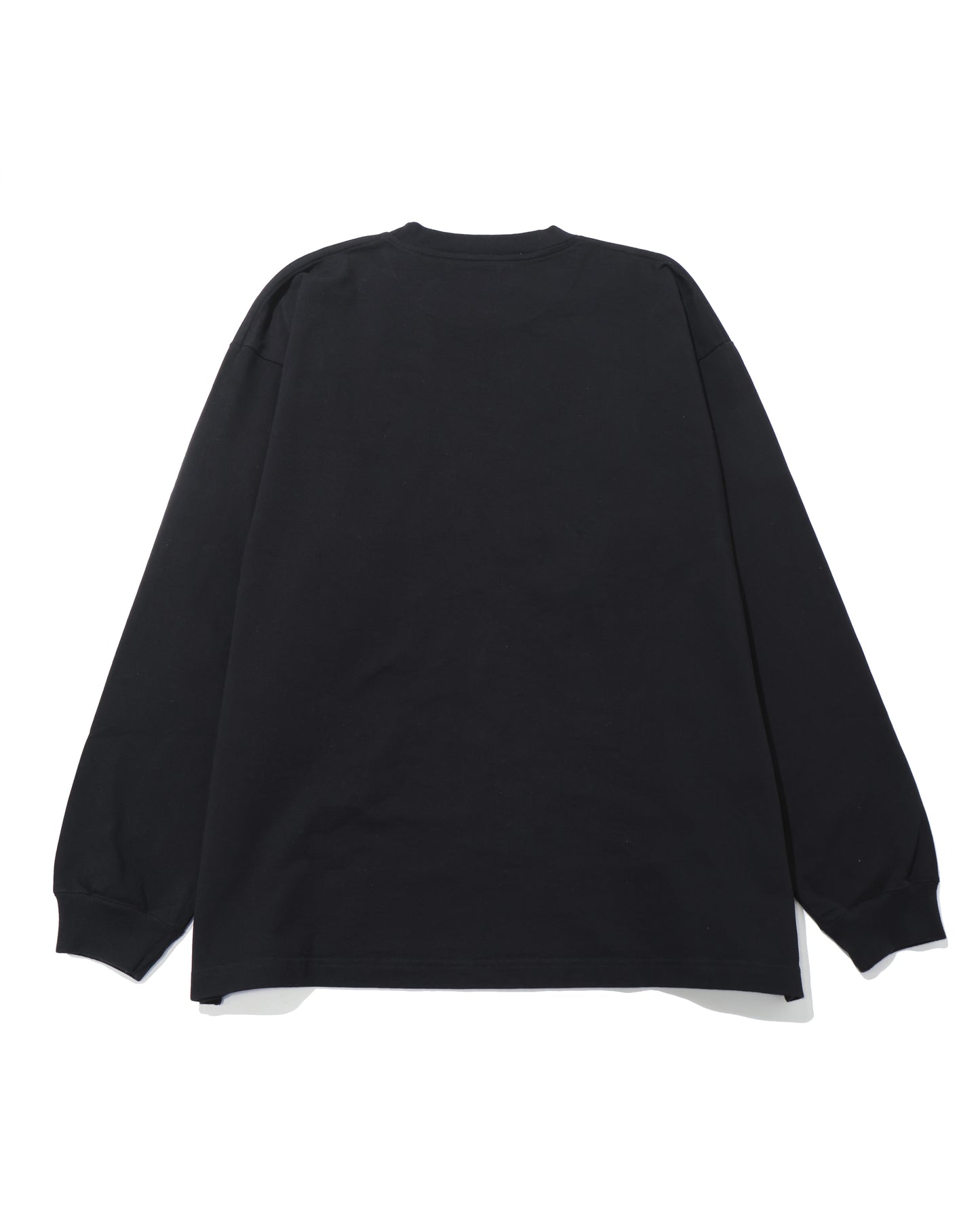 CACHALOT ORGANIC COTTON LS   BLACK