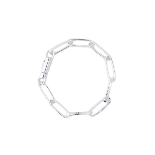 HALF ROUNDED CHAIN BRACELET 19362
