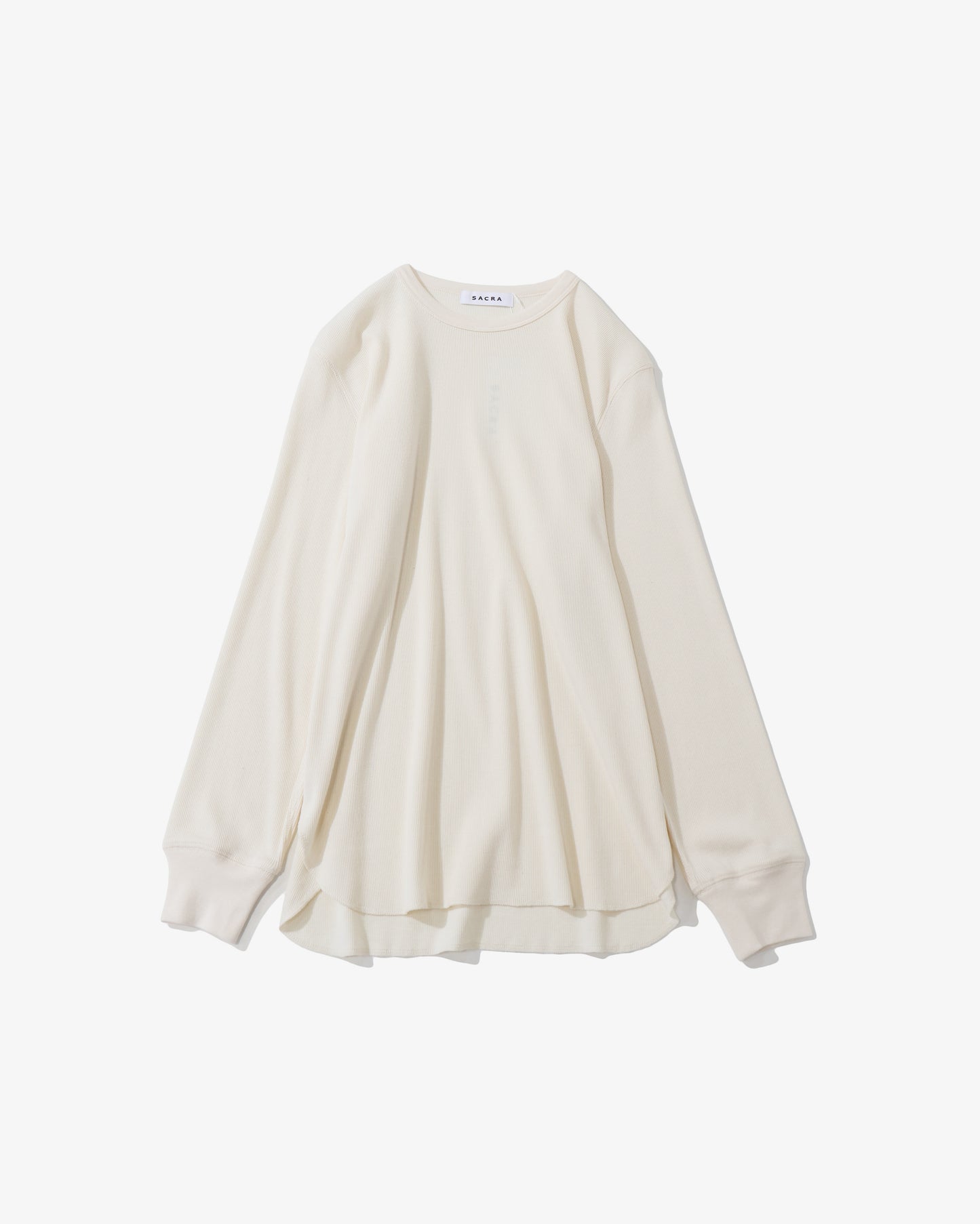 COTTON WOOL RIB TOP