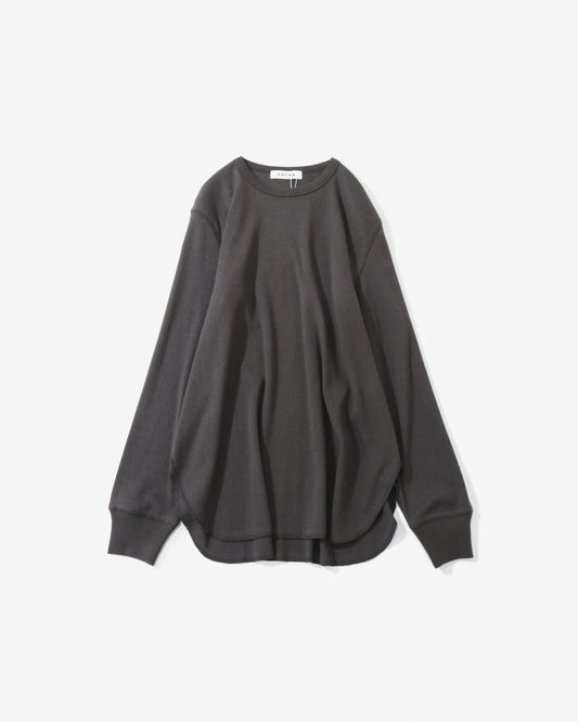 COTTON WOOL RIB TOP