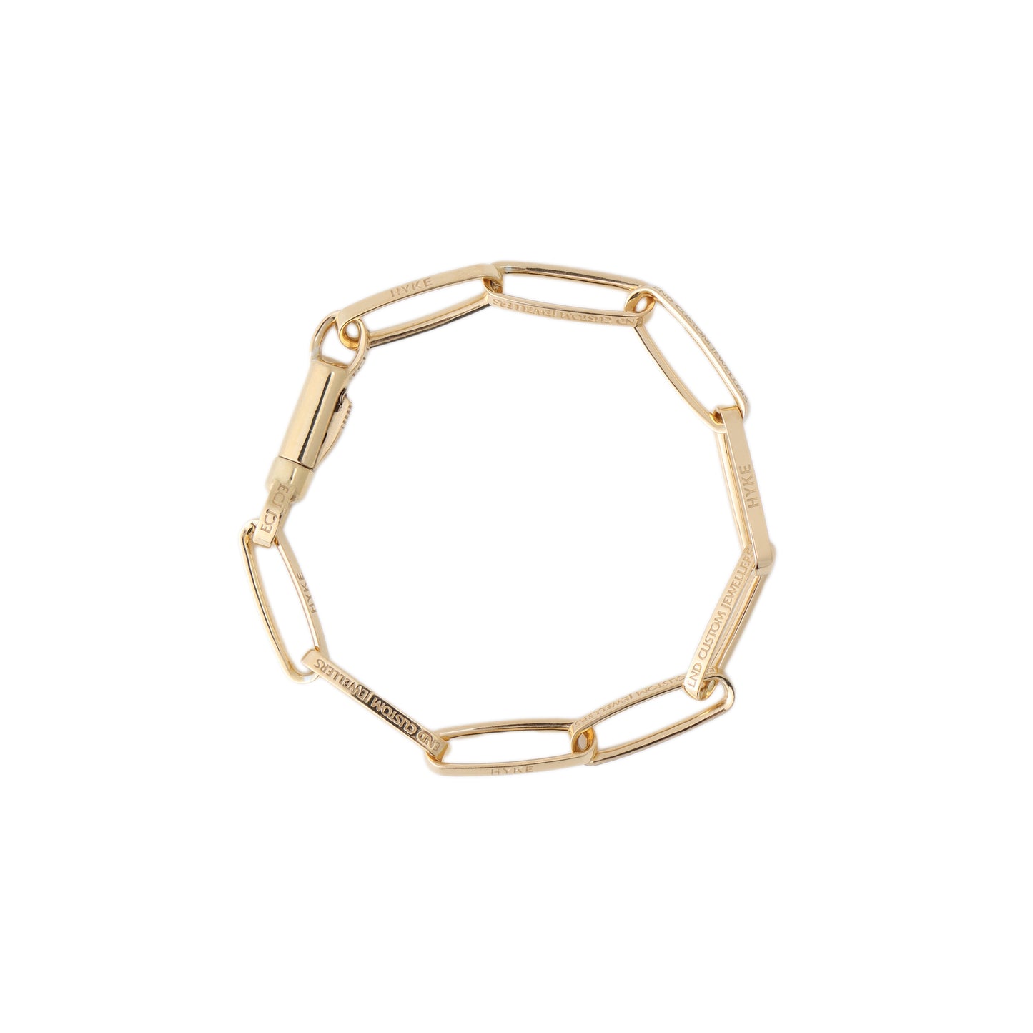 HALF ROUNDED CHAIN BRACELET 19362
