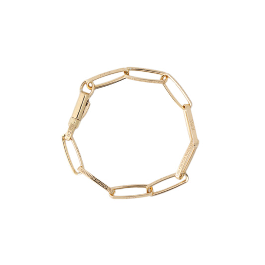 HALF ROUNDED CHAIN BRACELET 19362