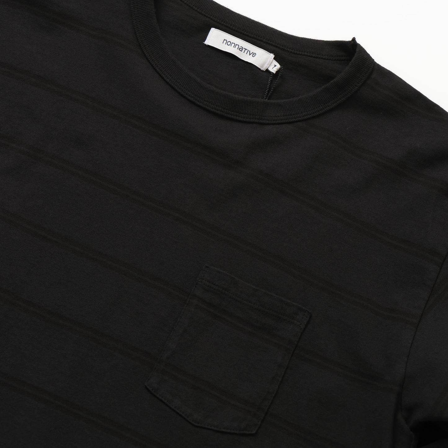 DWELLER L/S TEE COTTON JERSEY BORDER