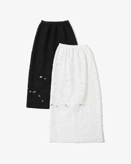 LEAF RASCHEL LACE SKIRT